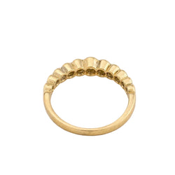 Bague Alliance en or jaune et diamants - Castafiore