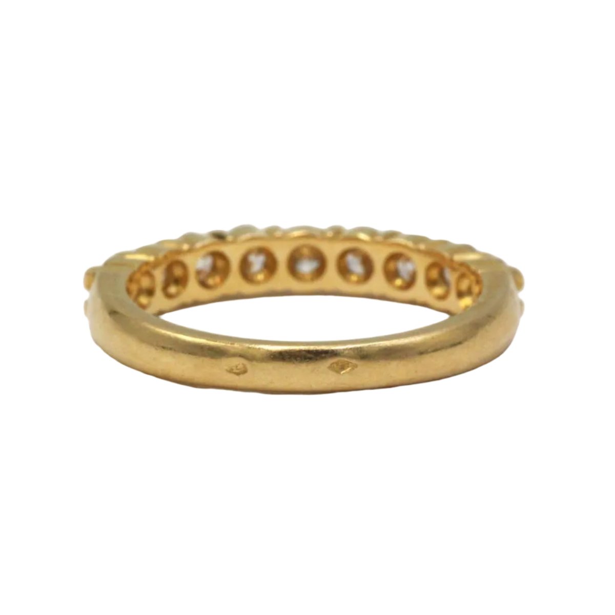 Bague Alliance en or jaune et diamants - Castafiore