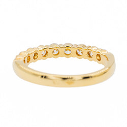 Bague Alliance en or jaune et diamants - Castafiore