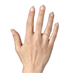 Bague Alliance en or jaune et diamants - Castafiore