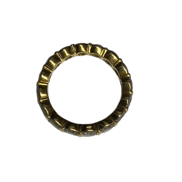 Bague Alliance en or jaune et diamants - Castafiore