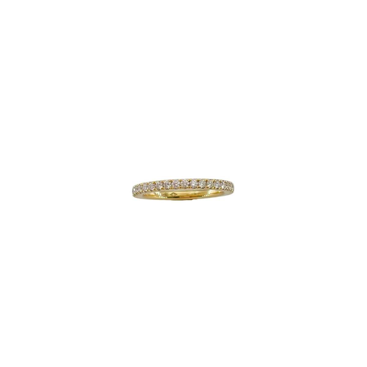 Bague Alliance en or jaune et diamants - Castafiore