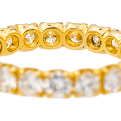 Bague Alliance en or jaune et diamants - Castafiore