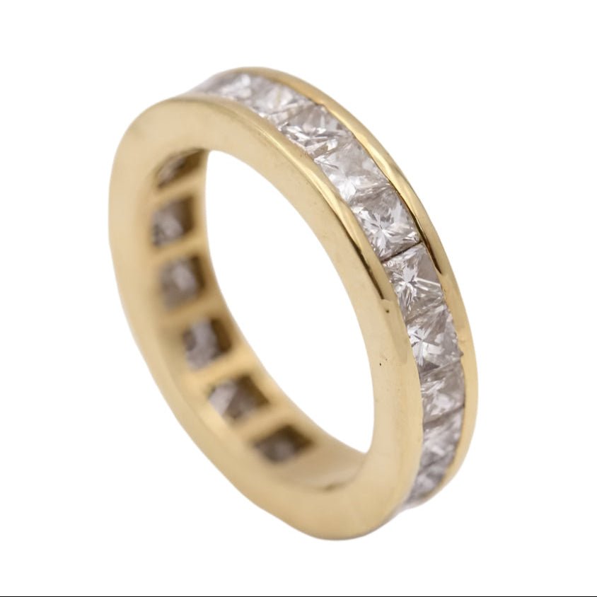 Bague Alliance en or jaune et diamants - Castafiore