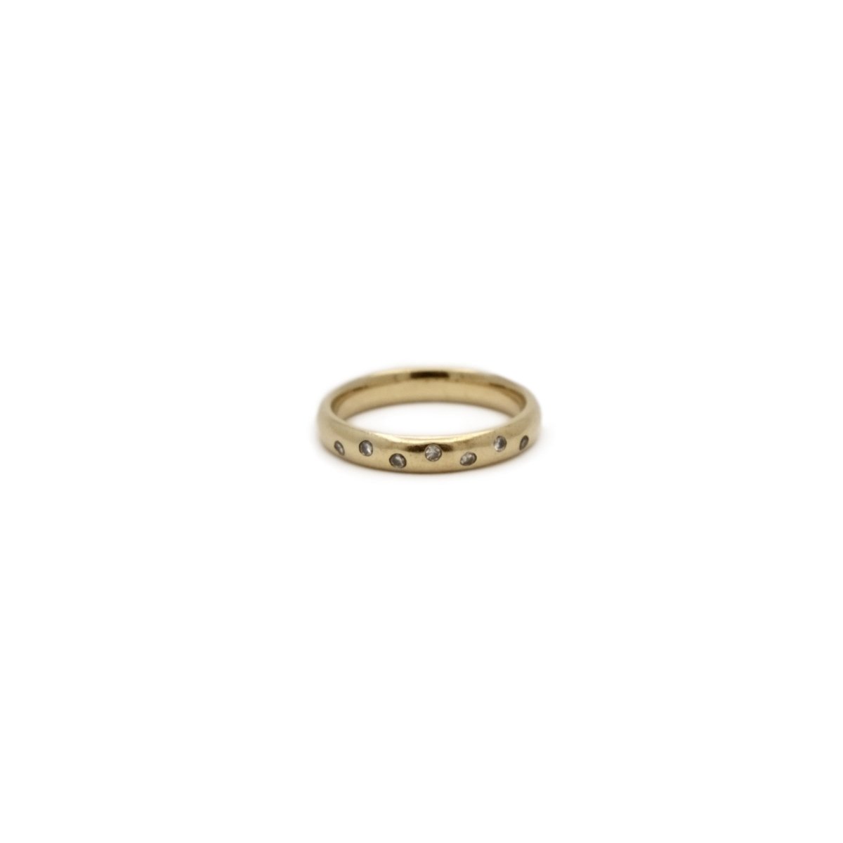 Bague Alliance en or jaune et diamants