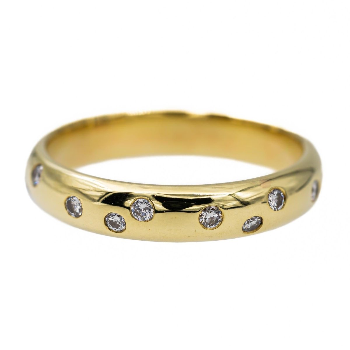 Bague Alliance en Or jaune et Diamants - Castafiore