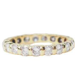 Bague Alliance en or jaune et diamants - Castafiore