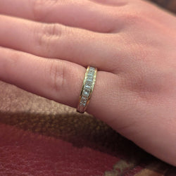 Bague Alliance en or jaune et diamants - Castafiore