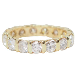 Bague Alliance en or jaune et diamants - Castafiore