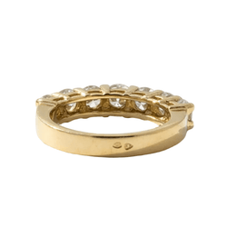 Bague Alliance en or jaune et diamants - Castafiore