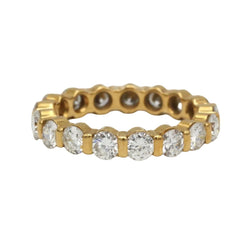 Bague Alliance en or jaune et diamants - Castafiore