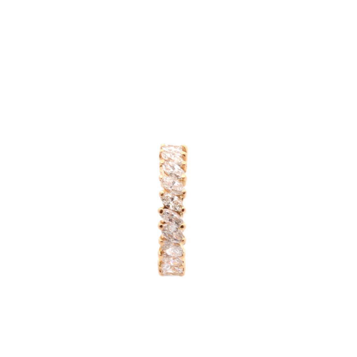 Bague Alliance en or jaune et diamants - Castafiore