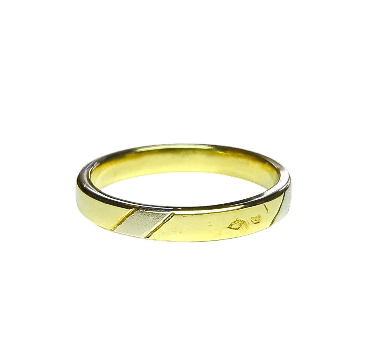 Bague Alliance en or jaune et or blanc - Castafiore