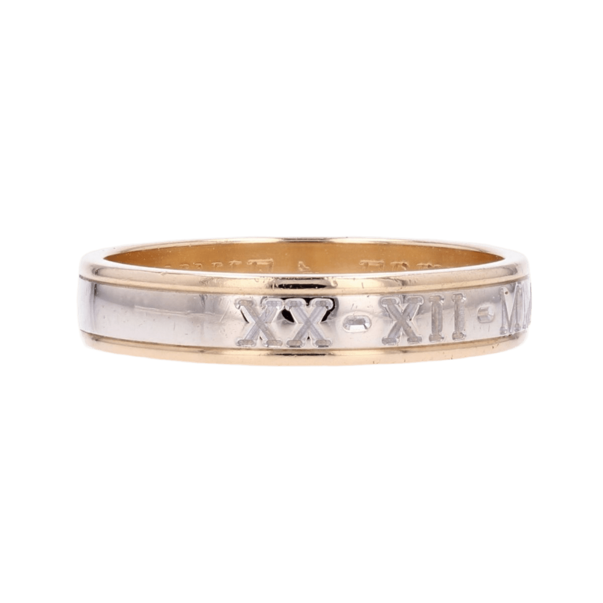Bague Alliance en or jaune et or blanc - Castafiore
