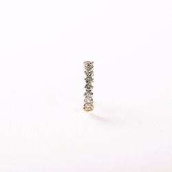 Bague Alliance en or jaune, or blanc et diamants - Castafiore