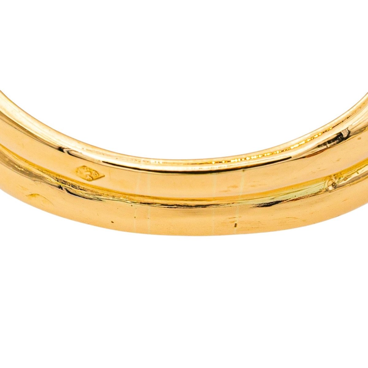 Bague Alliance en or jaune, or blanc et diamants - Castafiore