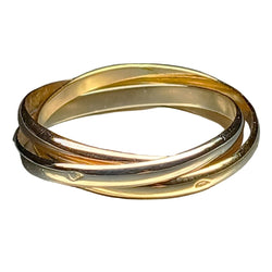 Bague Alliance en or jaune, or blanc et or rose - Castafiore