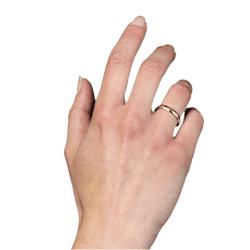 Bague Alliance en or rose - Castafiore