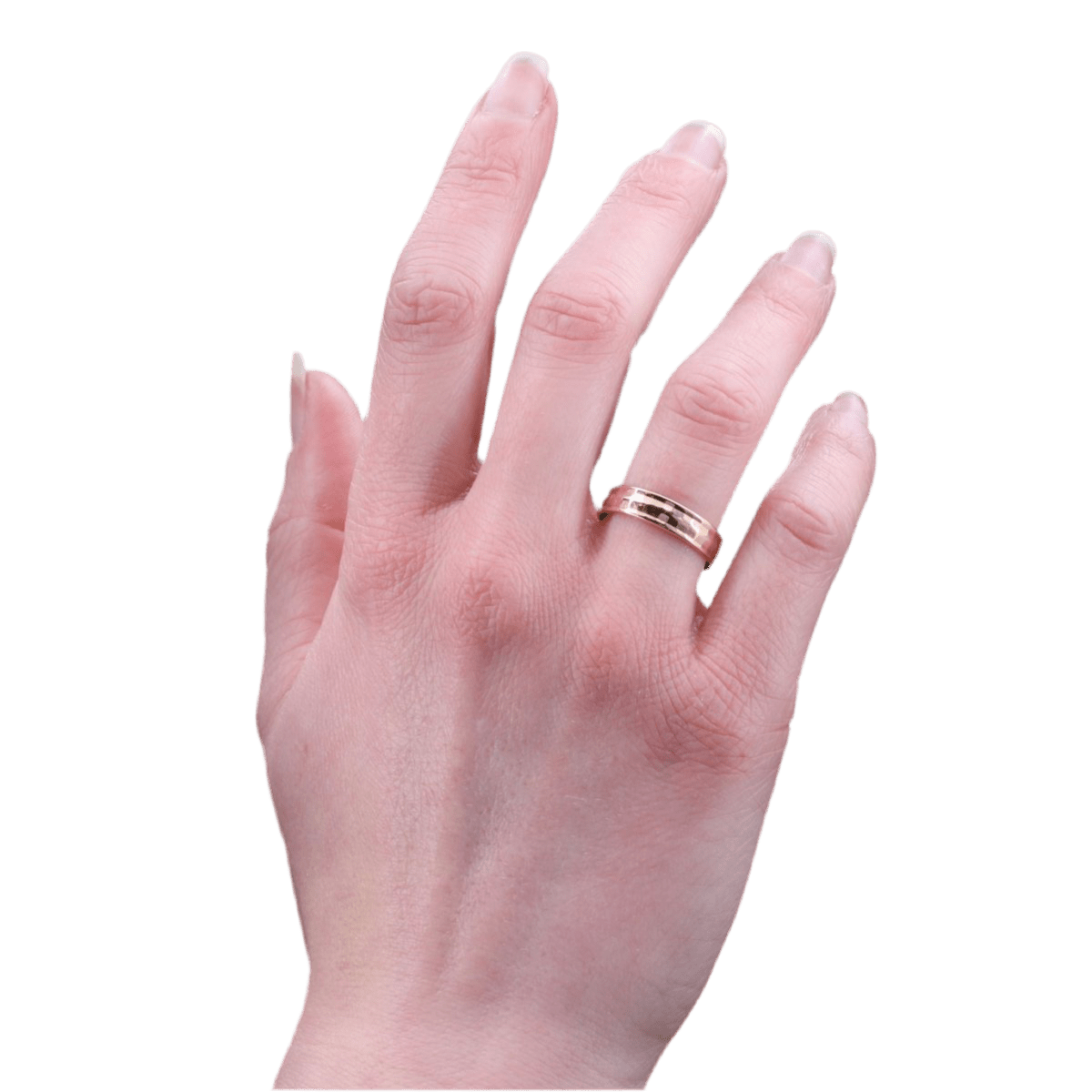 Bague Alliance en or rose - Castafiore