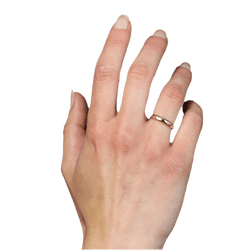 Bague Alliance en or rose - Castafiore