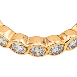 Bague Alliance en or rose et diamants - Castafiore