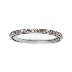 Bague Alliance en platine et diamants