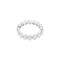 Bague Alliance en platine et diamants - Castafiore