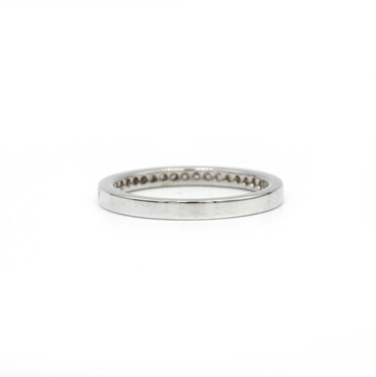 Bague Alliance en platine et diamants - Castafiore