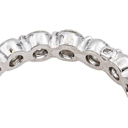 Bague Alliance en platine et diamants - Castafiore