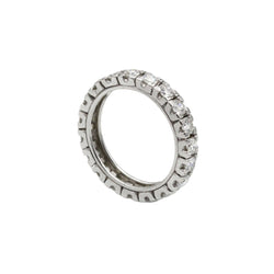 Bague Alliance en platine et diamants - Castafiore