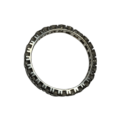 Bague Alliance en platine et diamants - Castafiore