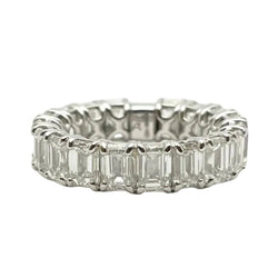Bague Alliance "Eterné" en or blanc et diamants - Castafiore
