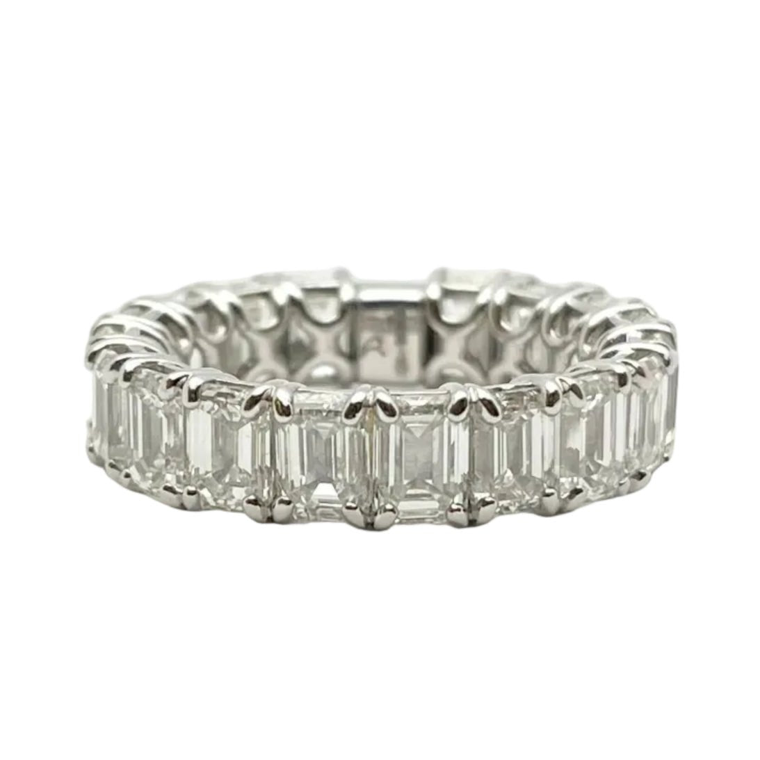 Bague Alliance "Eterné" en or blanc et diamants - Castafiore