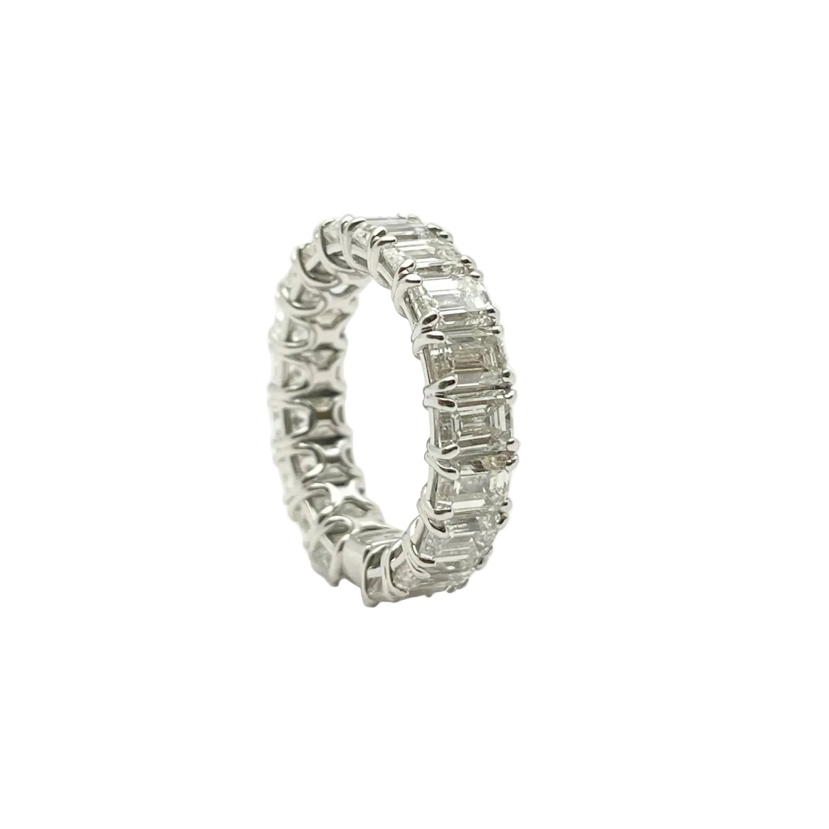 Bague Alliance "Eterné" en or blanc et diamants - Castafiore