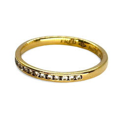 Bague Alliance FRED en or jaune et diamants - Castafiore