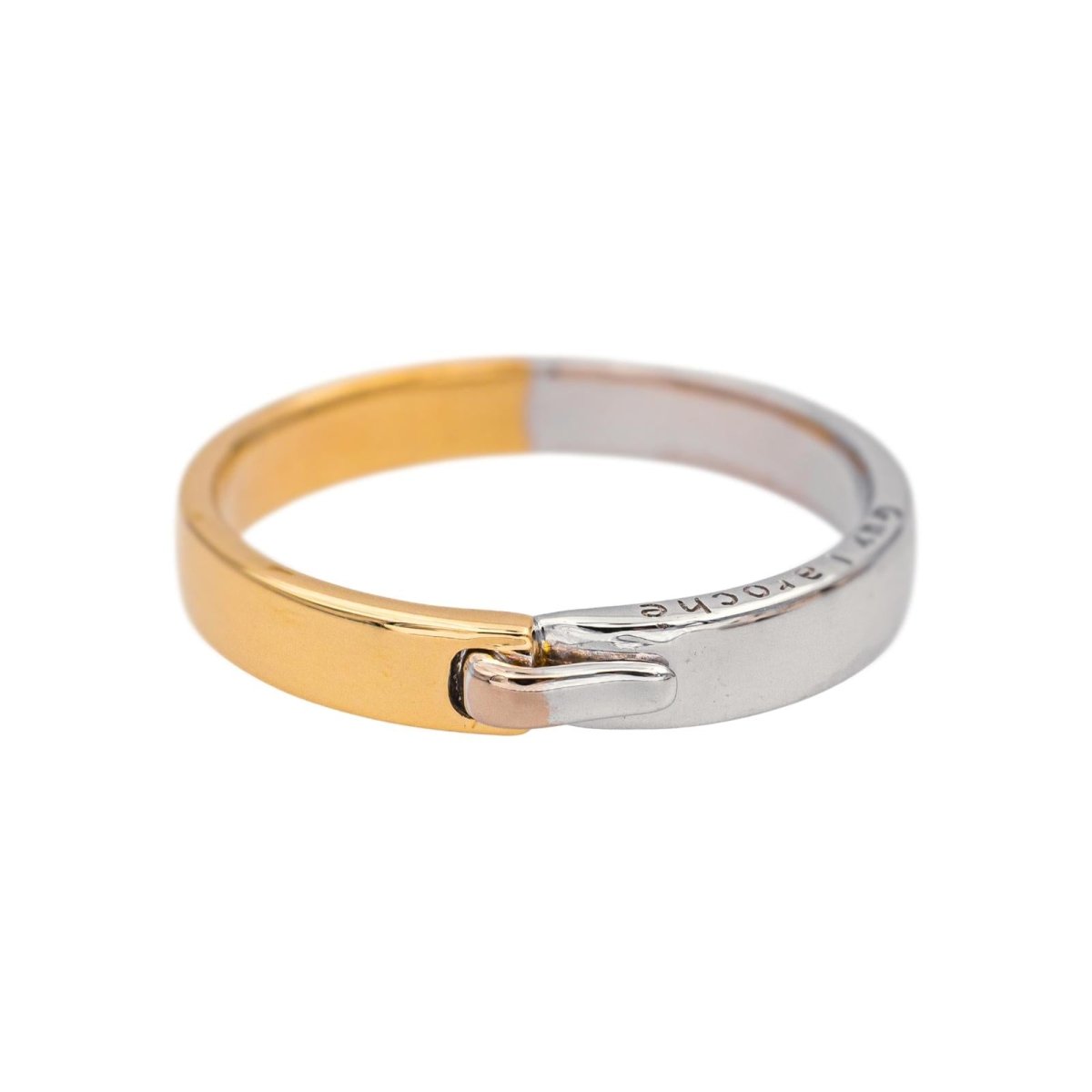 Bague Alliance GUY LAROCHE en or blanc et or jaune - Castafiore