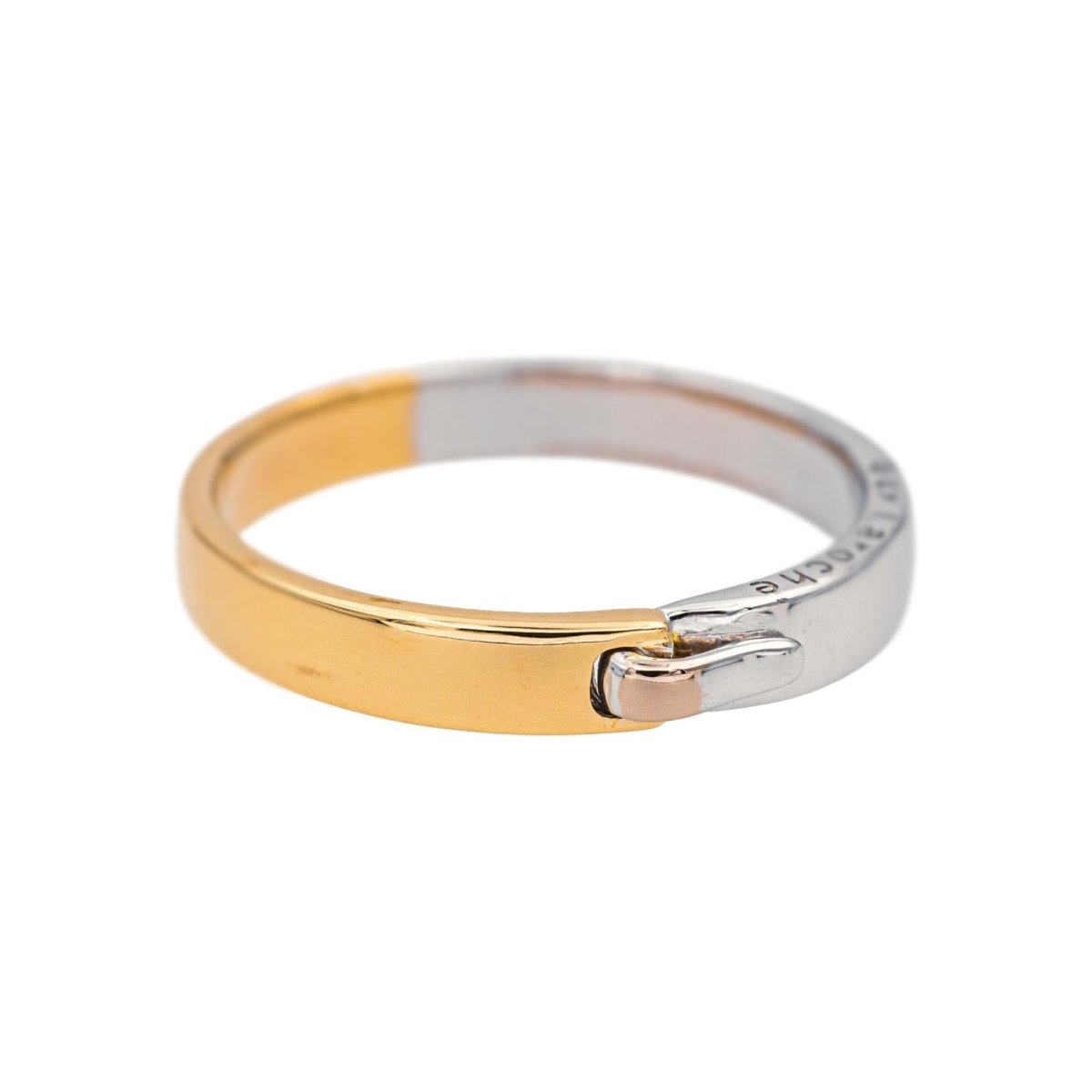 Bague Alliance GUY LAROCHE en or blanc et or jaune - Castafiore