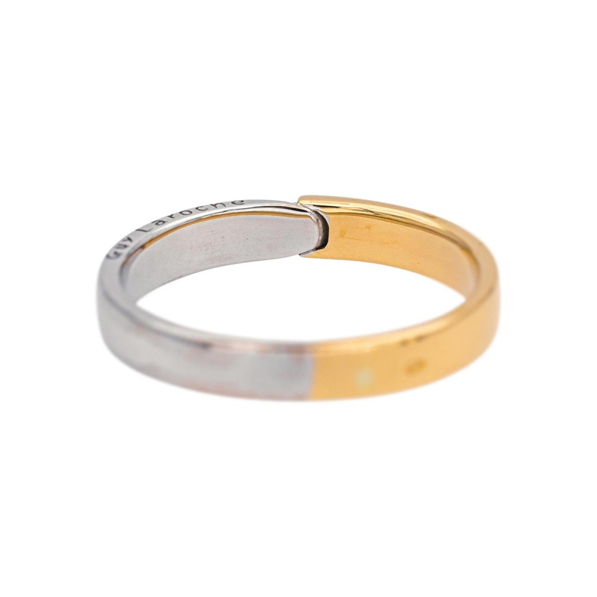 Bague Alliance GUY LAROCHE en or blanc et or jaune - Castafiore