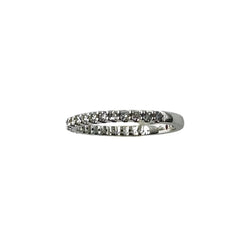 Bague Alliance JULIETTE en or blanc et diamants - Castafiore