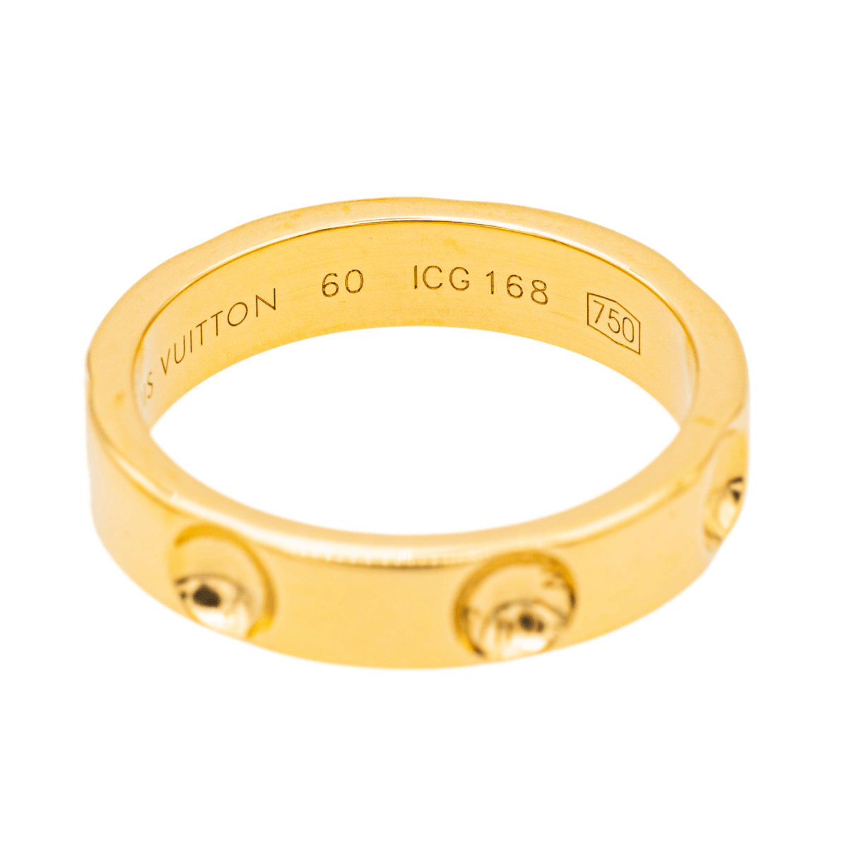 Bague Alliance LOUIS VUITTON en or jaune - Castafiore
