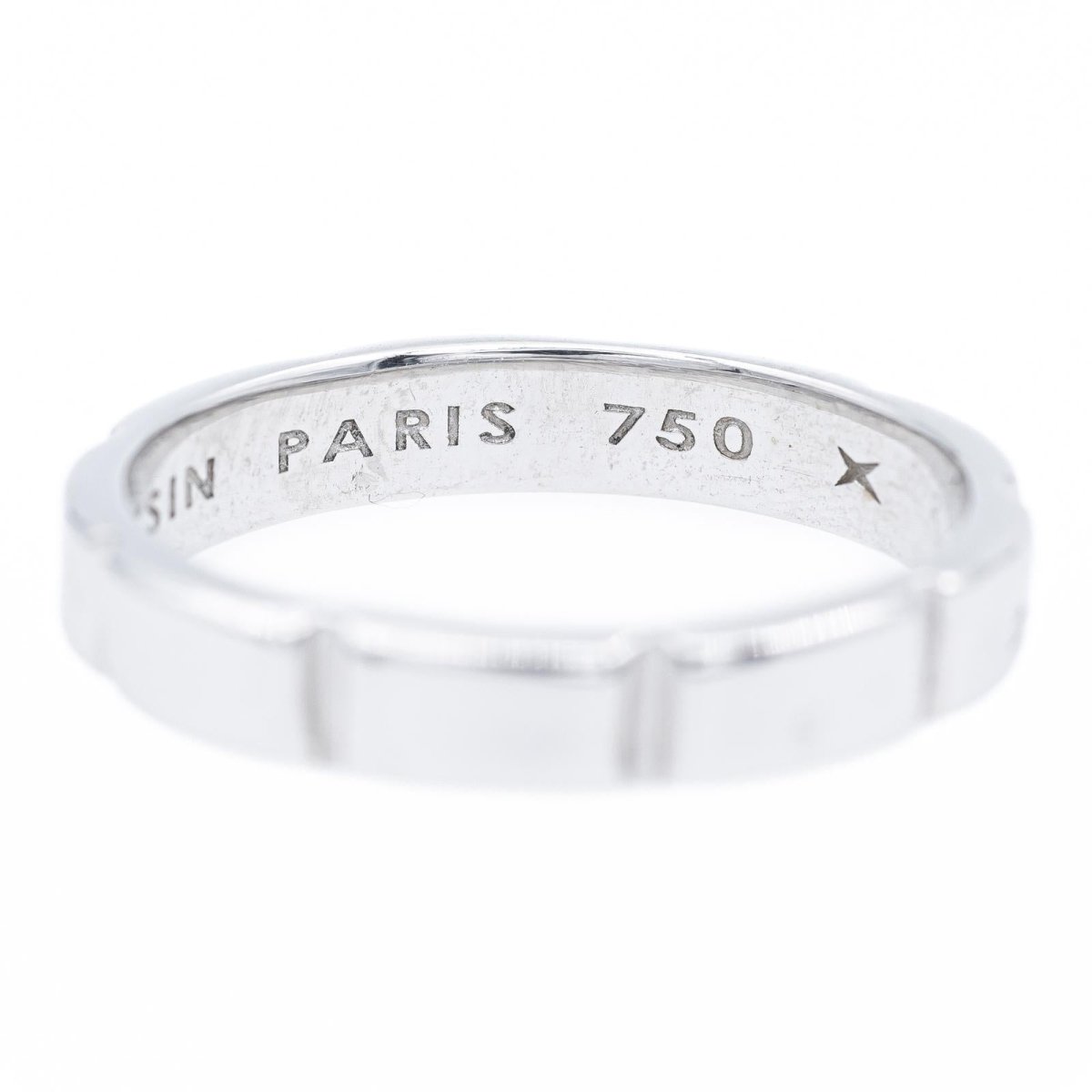 Bague Alliance MAUBOUSSIN "Amour de ma vie" en or blanc - Castafiore