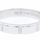 Bague Alliance MAUBOUSSIN "Amour de ma vie" en or blanc - Castafiore