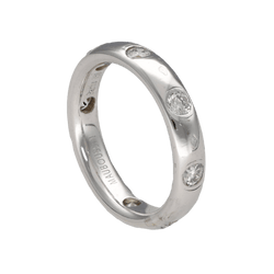 Bague Alliance MAUBOUSSIN en or blanc et diamants - Castafiore