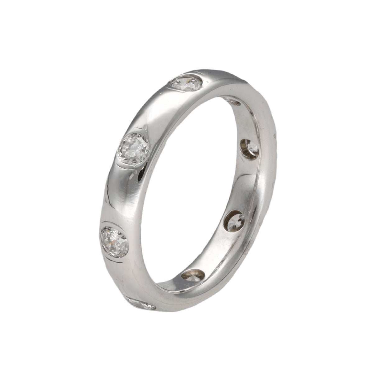 Bague Alliance MAUBOUSSIN en or blanc et diamants - Castafiore