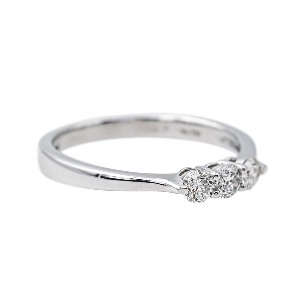 Bague Alliance MAUBOUSSIN "L'alliance du Nouveau Monde" en or blanc et diamants - Castafiore