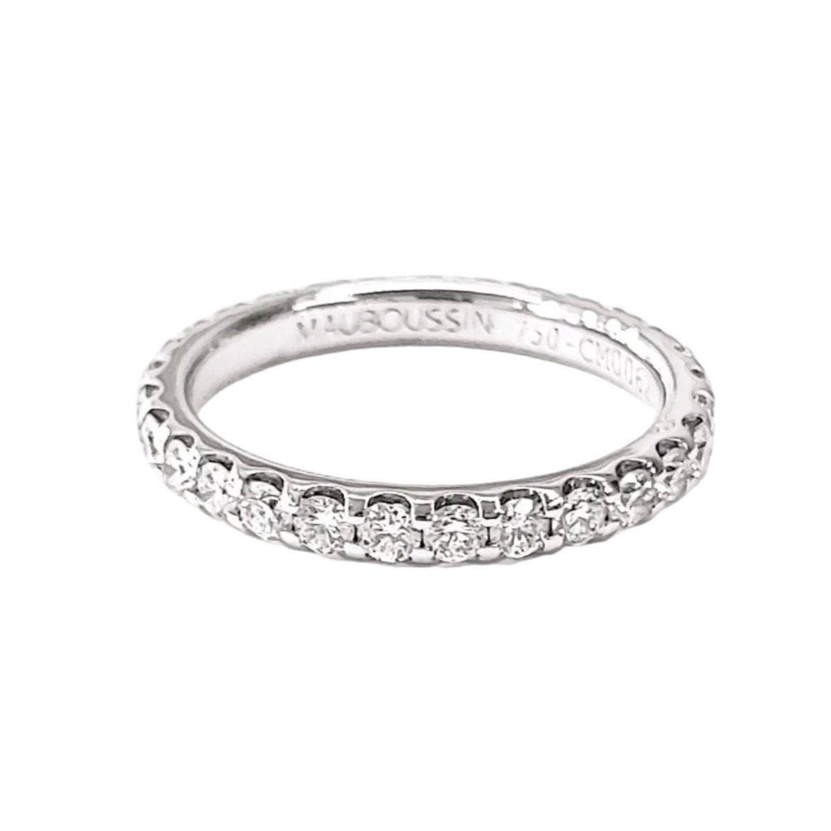 Bague Alliance MAUBOUSSIN "Passion & Fashion" en or blanc et diamants - Castafiore
