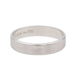 Bague Alliance MAUBOUSSIN "Ruban du bonheur mon amour" en or blanc - Castafiore