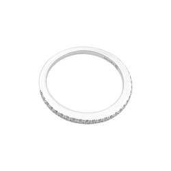 Bague Alliance MESSIKA "Émotion" en or blanc et diamants - Castafiore