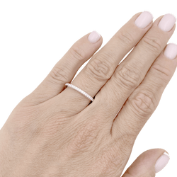 Bague Alliance MESSIKA "Émotion" en or blanc et diamants - Castafiore