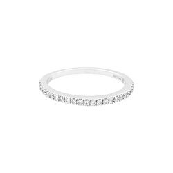 Bague Alliance MESSIKA "Émotion" en or blanc et diamants - Castafiore